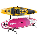 Freestanding Height Adjustable Dual Kayak Storage Rack by LJGDeals