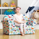 Double Kids Dinosaur Sofa Children Armrest Couch by LJGDeals
