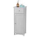 Wooden Bathroom Floor Storage Cabinet with Drawer and Shelf by LJGDeals