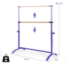 51 Inch Ballet Barre Bar with 4-Position Adjustable Height by DirectDeals