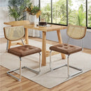 Keith Mid Century Rattan Dining Chair (Set of 2)