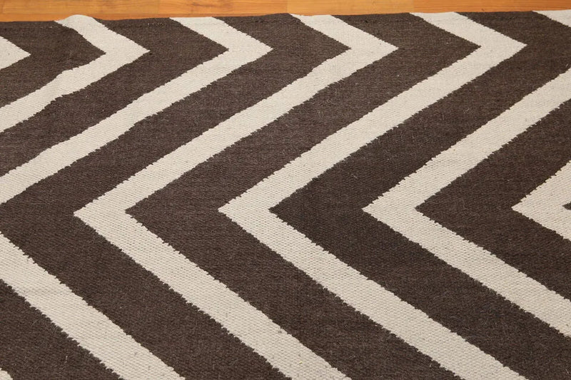 8x10 Beige Hand Knotted 100% Wool Traditional Kilim Oriental Area Rug