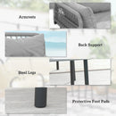 2 Piece Wicker Outdoor Patio Couch Set
