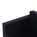 2 Piece Rattan Outdoor Patio Couch Set