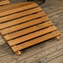 Crosby Wooden Outdoor Lounge Chair