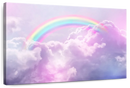 Rainbow On Clouds Wall Art