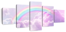Rainbow On Clouds Wall Art