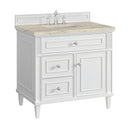James Martin Lorelai 36" Single Bathroom Vanity, Bright White