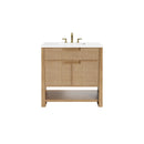 James Martin Solene 36" Single Bathroom Vanity, Seaside Oak