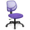 Low-back Computer Task Chair with Adjustable Height and Swivel Casters by LJGDeals