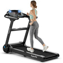 2.25HP Folding Treadmill with Bluetooth Speaker-Black by LJGDeals