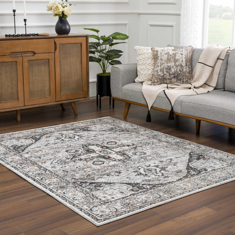 Liverpool Dark Gray Area Rug