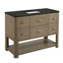 James Martin Lucian 48" Single Bathroom Vanity, Pebble Oak