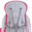 3 in 1 Infant Table and Chair Set Baby High Chair-Red