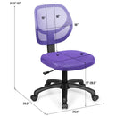 Low-back Computer Task Chair with Adjustable Height and Swivel Casters by LJGDeals