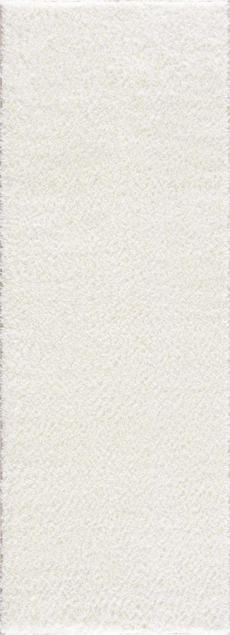 Heavenly Solid Cream Plush Rug