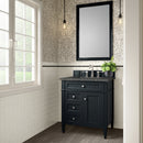 James Martin Brittany 30" Single Bathroom Vanity, Black Onyx