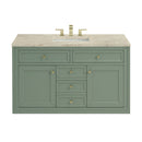 James Martin Chicago 48" Single Bathroom Vanity, Smokey Celadon