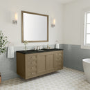 James Martin Chicago 60" Single Bathroom Vanity, Walnut Whisper