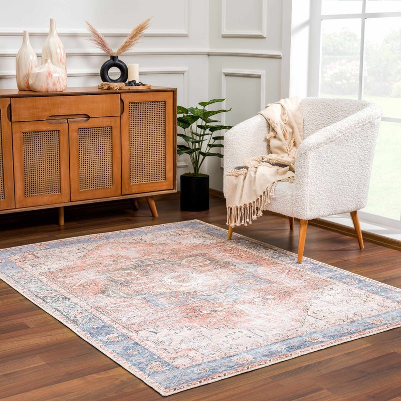 Rosman Distressed Washable Rug