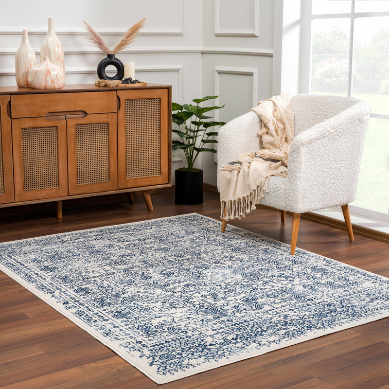 Michie Blue Area Rug