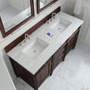 James Martin Brittany 60" Double Bathroom Vanity, Burnished Mahogany