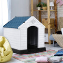 Indoor/Outdoor Waterproof Plastic Dog House Pet Puppy Shelter by LJGDeals