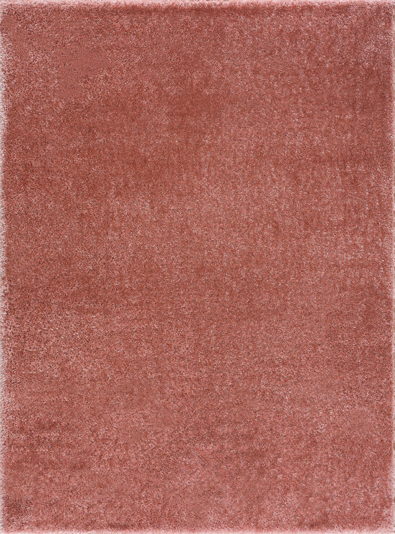 Heavenly Solid Pink Plush Rug