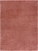 Heavenly Solid Pink Plush Rug - Clearance