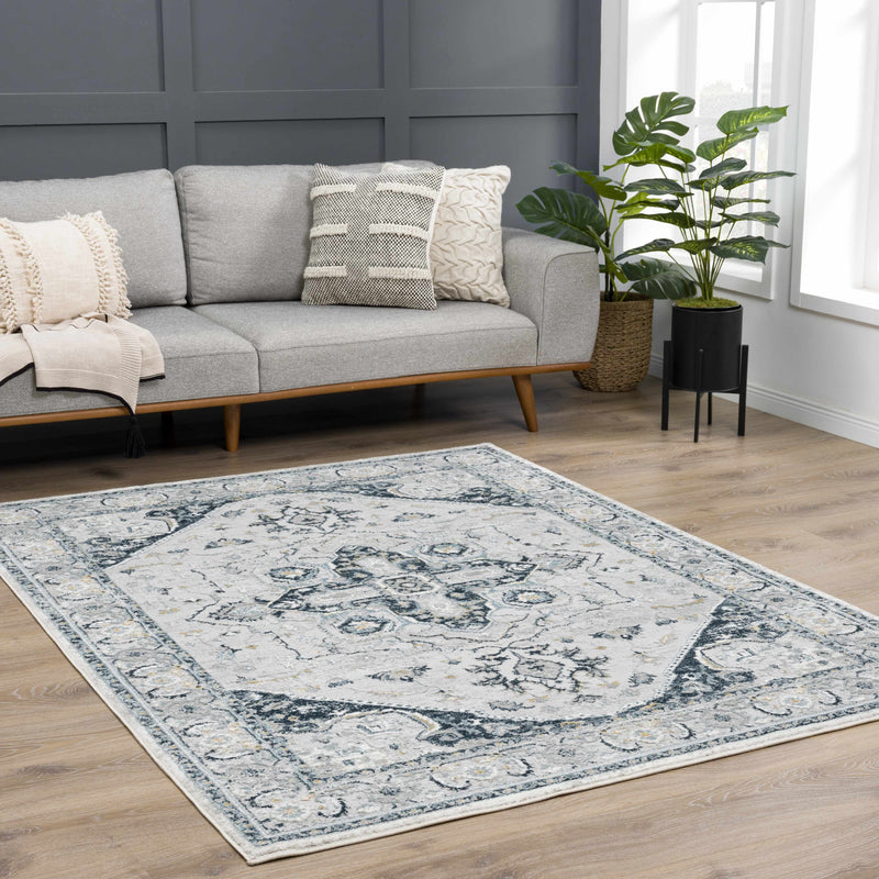 Liverpool Blue Area Rug