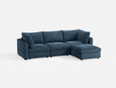RUBIK V 3 Seats with Ottoman by LINSY HOME