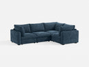 RUBIK V 3 Seats with Corner by LINSY HOME