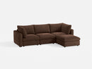 RUBIK V 3 Seats with Ottoman by LINSY HOME