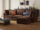 RUBIK V 3 Seats with Ottoman by LINSY HOME
