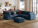 RUBIK V 4 Seats with Corner & Ottoman by LINSY HOME