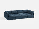 RUBIK V 4 Seats with 2 Corners & 2 Ottomans by LINSY HOME