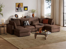 RUBIK V 4 Seats with 2 Ottomans & Pet Bed Module by LINSY HOME