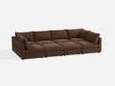 RUBIK V 4 Seats with 2 Corners & 2 Ottomans by LINSY HOME