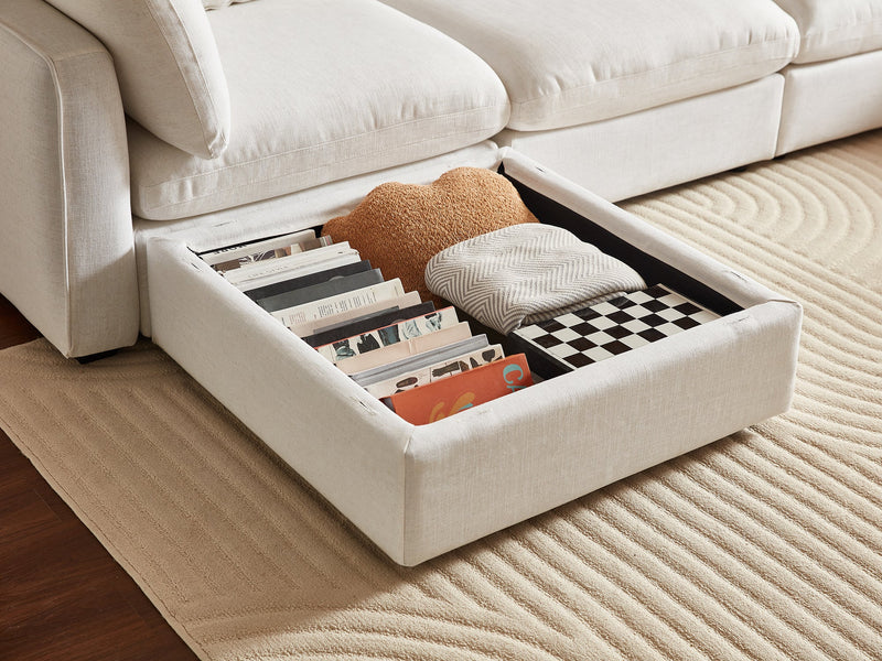 RUBIK V 4 Seats with 2 Ottomans & Pet Bed Module
