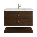 James Martin Allamari 36" Floating Single Bathroom Vanity, Sable