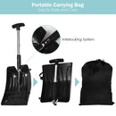 3-in-1 Snow Shovel with Ice Scraper and Snow Brush by LJGDeals