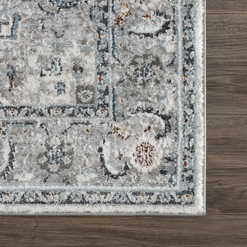 Liverpool Gray & Blue Area Rug