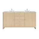 James Martin Gracyn 72" Double Bathroom Vanity, Coastal Driftwood