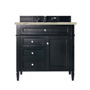 James Martin Brittany 36" Single Bathroom Vanity, Black Onyx