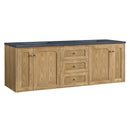 James Martin Laurent 72" Dual Mount Double Bathroom Vanity, Light Natural Oak