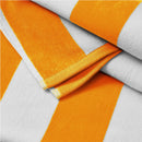 Cotton Velour Cabana Stripe Beach Towel - Novia Collection by Great Bay Home