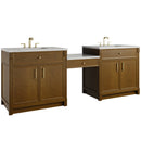 James Martin Bellshire 96" Double Bathroom Vanity, Honey Oak