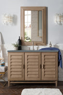 James Martin Portland 48" Single Bathroom Vanity, Whitewashed Walnut