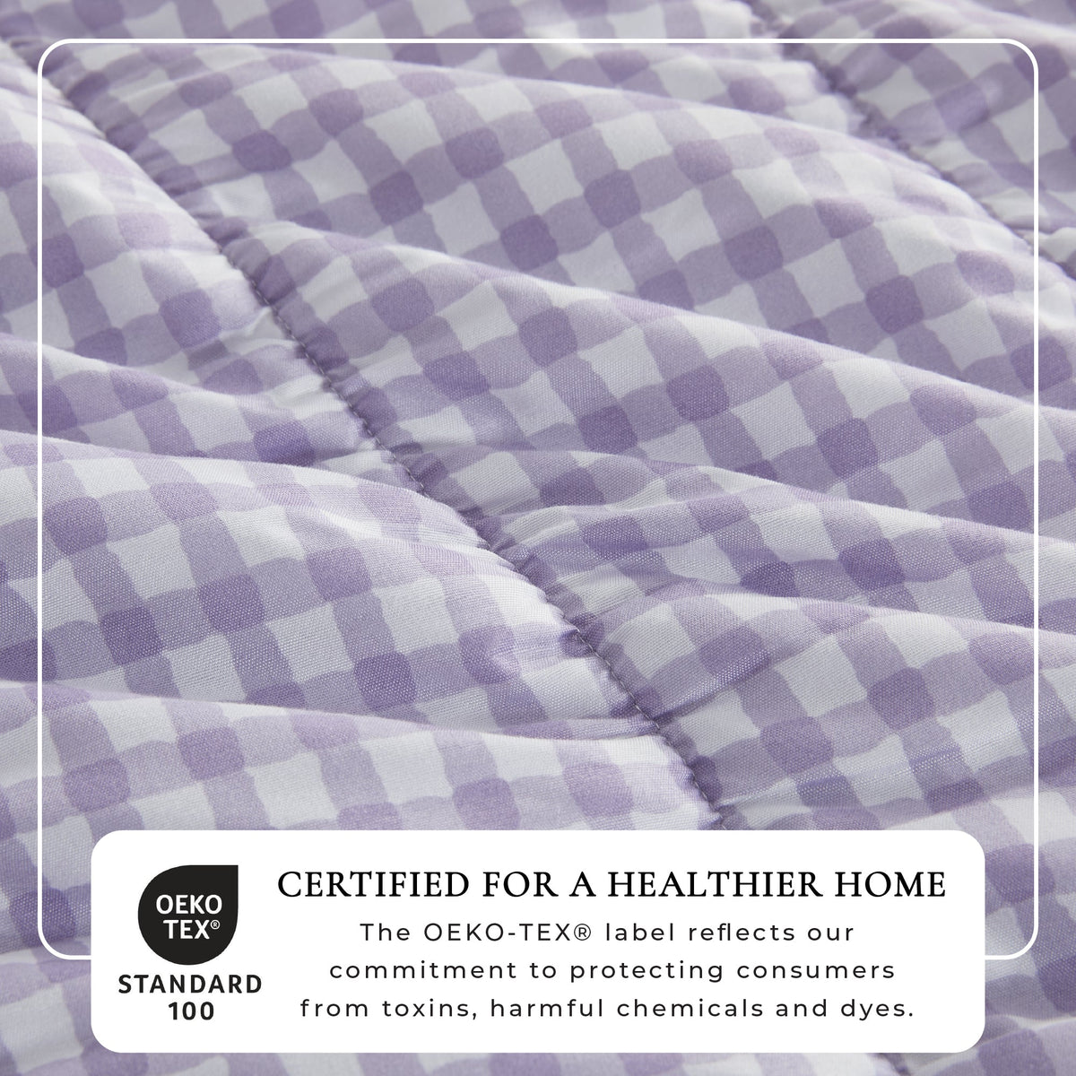 Gingham Printed Quilt Set - Gingham Collection, photo 3 of 5