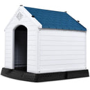 Indoor/Outdoor Waterproof Plastic Dog House Pet Puppy Shelter by LJGDeals